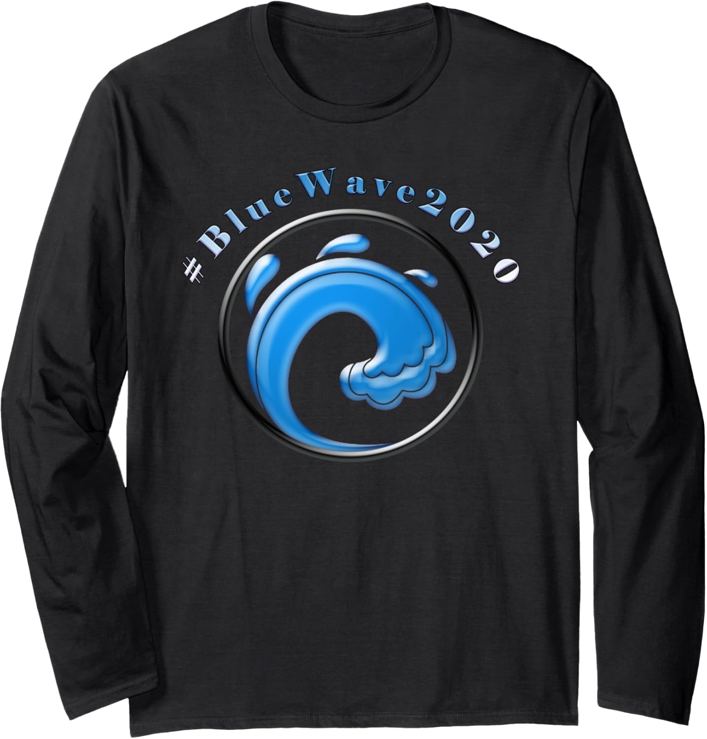 #Bluewave Anti Trump T Shirt Not My President American Long Sleeve