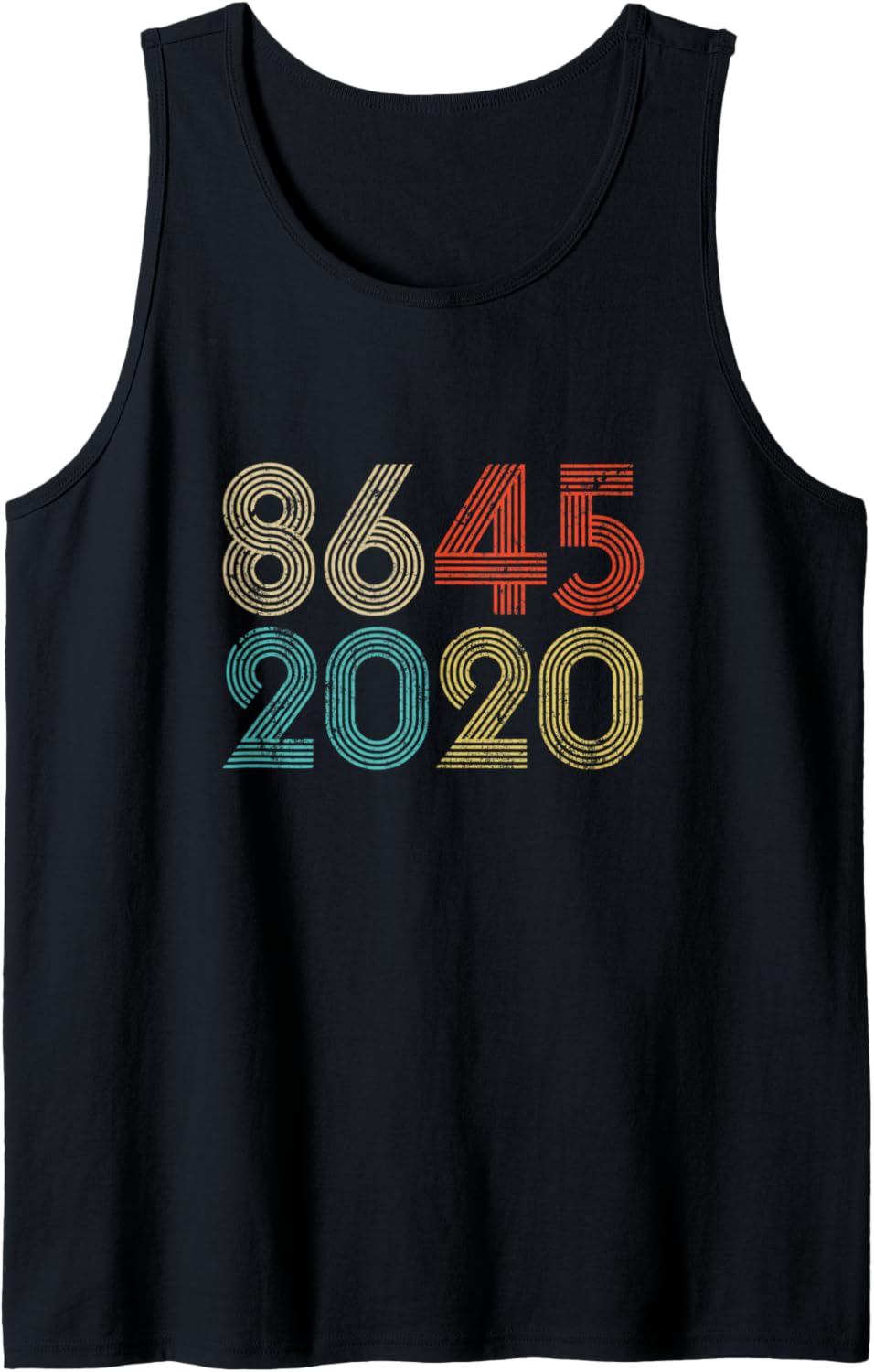 86 45 2020 Vintage Anti Trump Tank Top