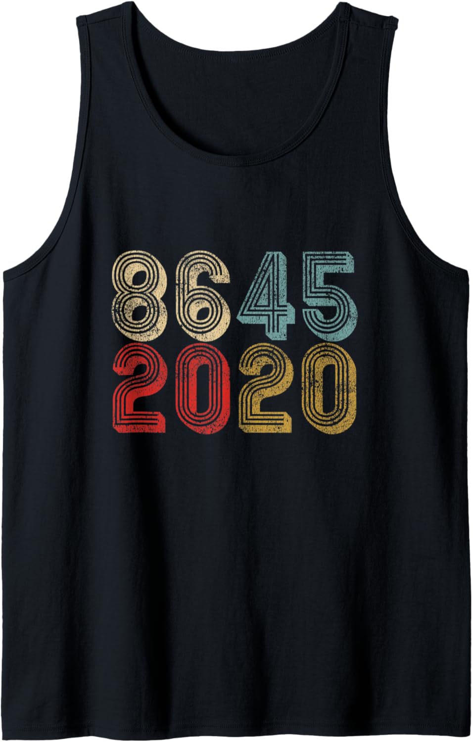 86 45 2020 Retro Vintage Anti Trump Classic 8645 Tank Top