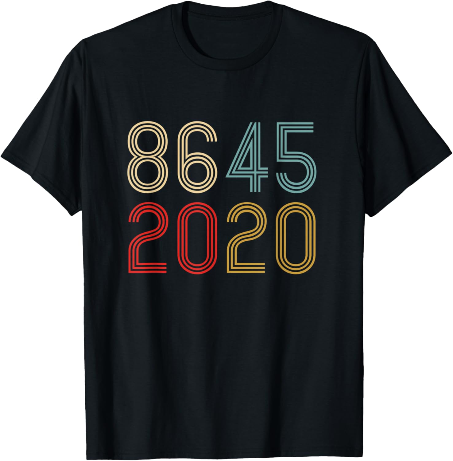 86 45 2020 Retro Vintage Anti Trump 8645