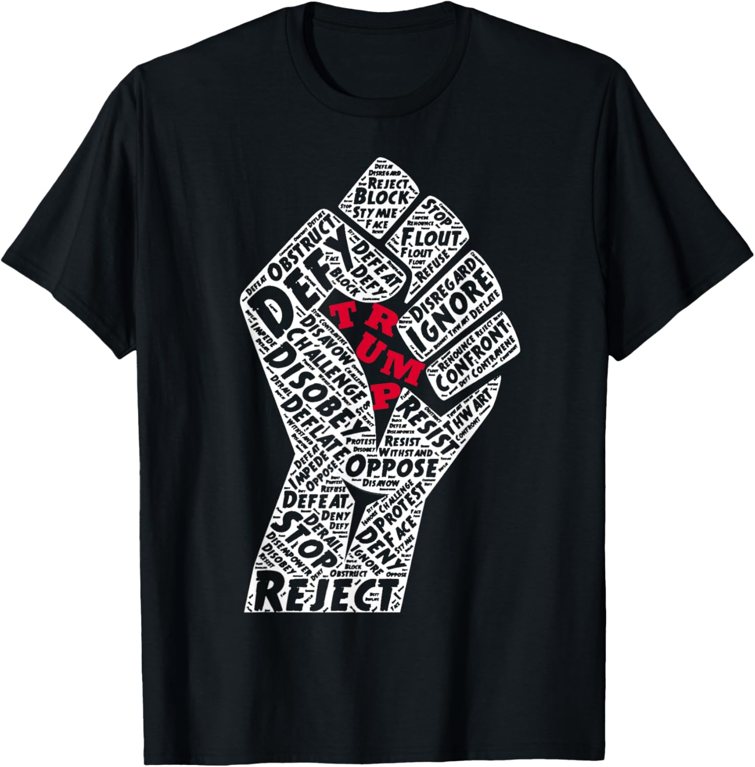 4th of July Anti Trump Resist Fist T Shirt IMPEACH