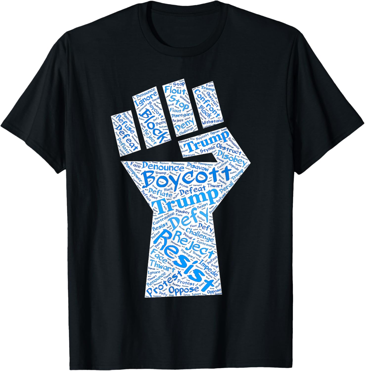 #Resist Fist Anti Trump boycott Impeach Trump